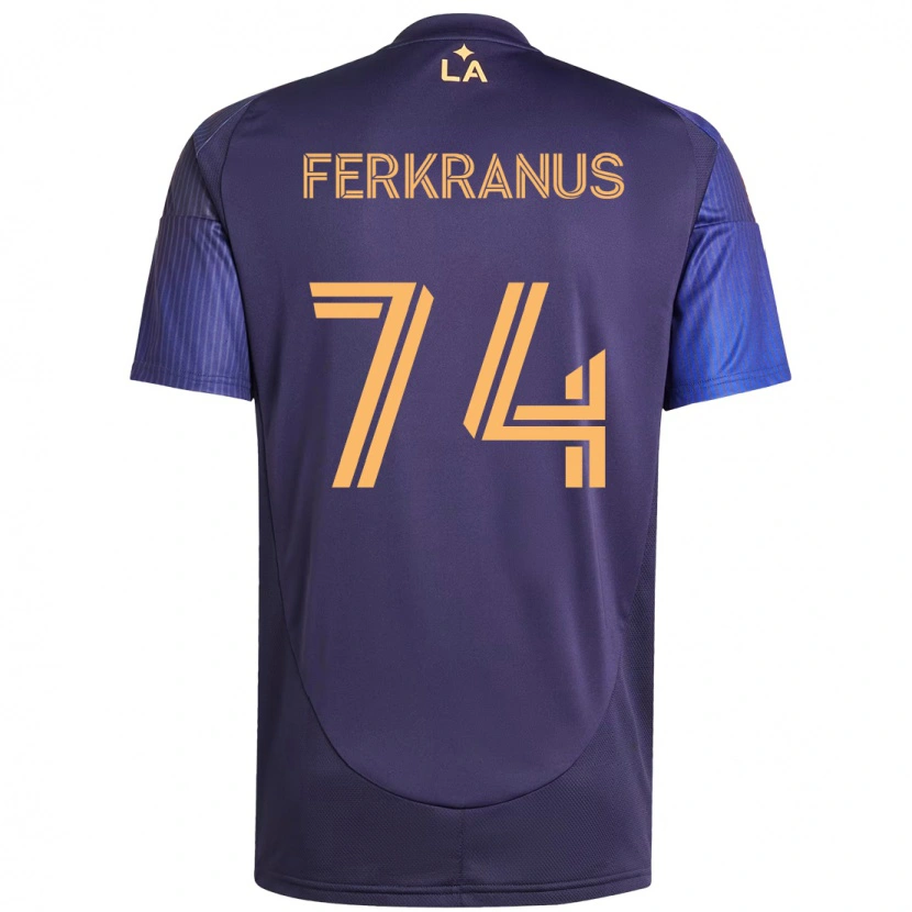 Danxen Women Marcus Ferkranus #74 Purple Blue Away Jersey 2025/26 T-Shirt