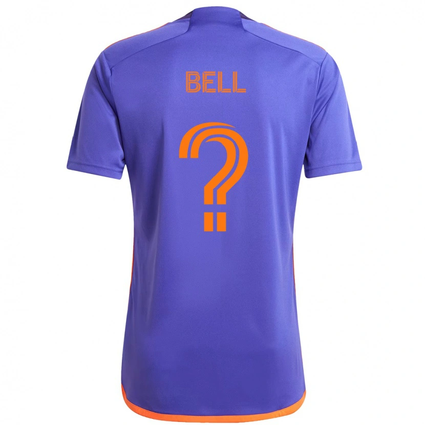 Danxen Women Jahmani Bell #0 Purple  Orange Away Jersey 2025/26 T-Shirt