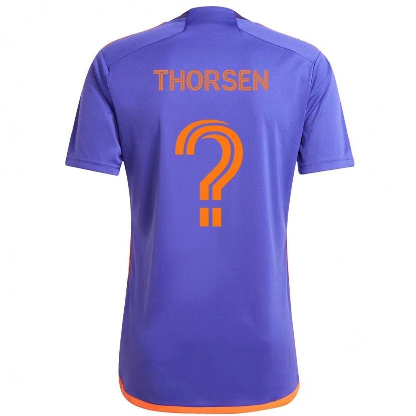 Danxen Women Liam Thorsen #0 Purple  Orange Away Jersey 2025/26 T-Shirt