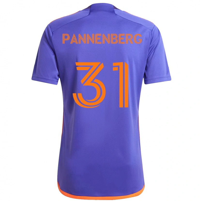 Danxen Women Andrew Pannenberg #31 Purple  Orange Away Jersey 2025/26 T-Shirt