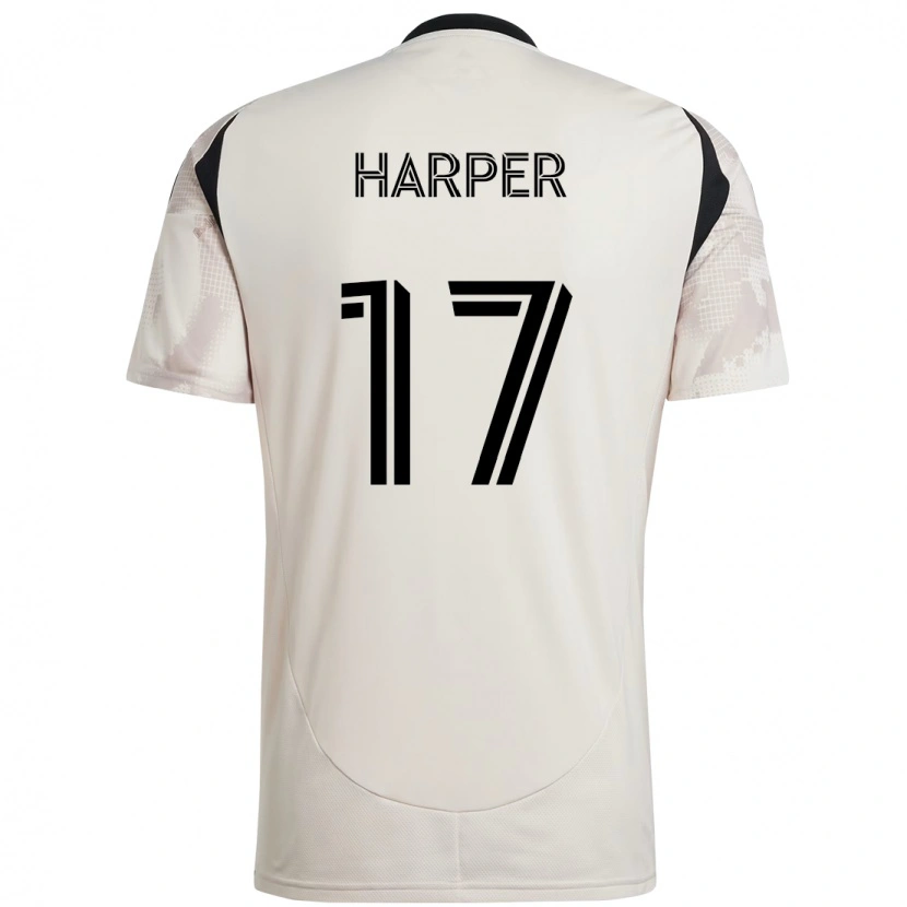 Danxen Women Cameron Harper #17 Beige Black Away Jersey 2025/26 T-Shirt