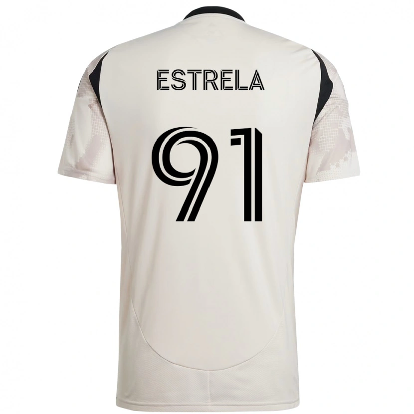 Danxen Women Bento Estrela #91 Beige Black Away Jersey 2025/26 T-Shirt
