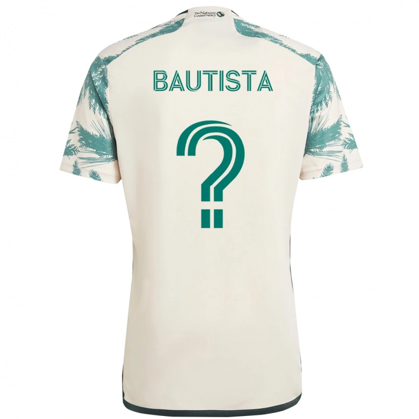 Danxen Women Ricardo Bautista #0 Beige Green Away Jersey 2025/26 T-Shirt
