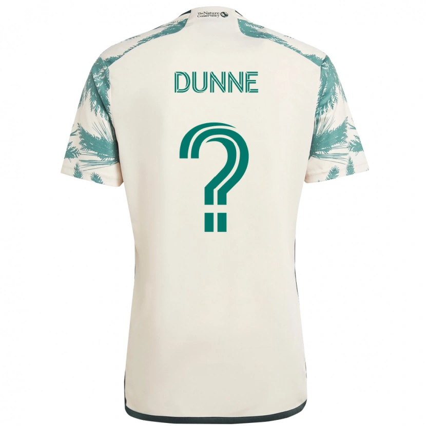 Danxen Women Michael Dunne #0 Beige Green Away Jersey 2025/26 T-Shirt