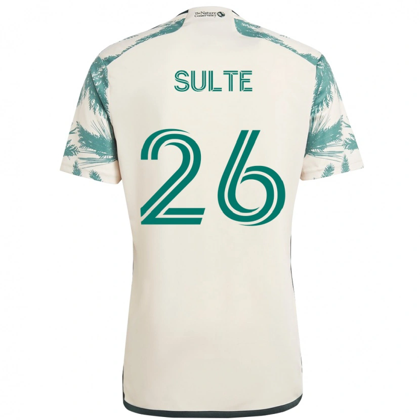 Danxen Women Hunter Sulte #26 Beige Green Away Jersey 2025/26 T-Shirt