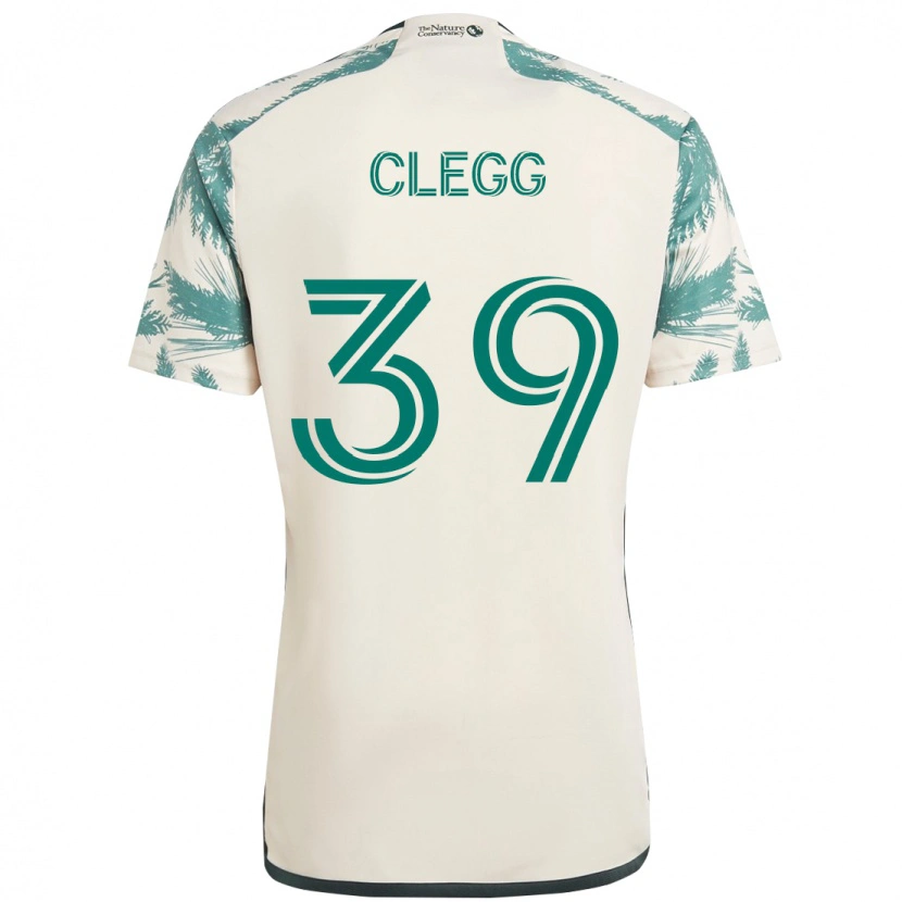 Danxen Women Tyler Clegg #39 Beige Green Away Jersey 2025/26 T-Shirt