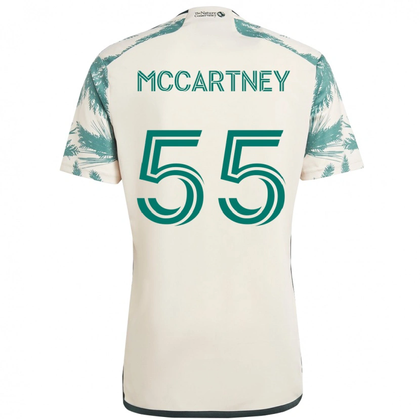 Danxen Women Dawson Mccartney #55 Beige Green Away Jersey 2025/26 T-Shirt