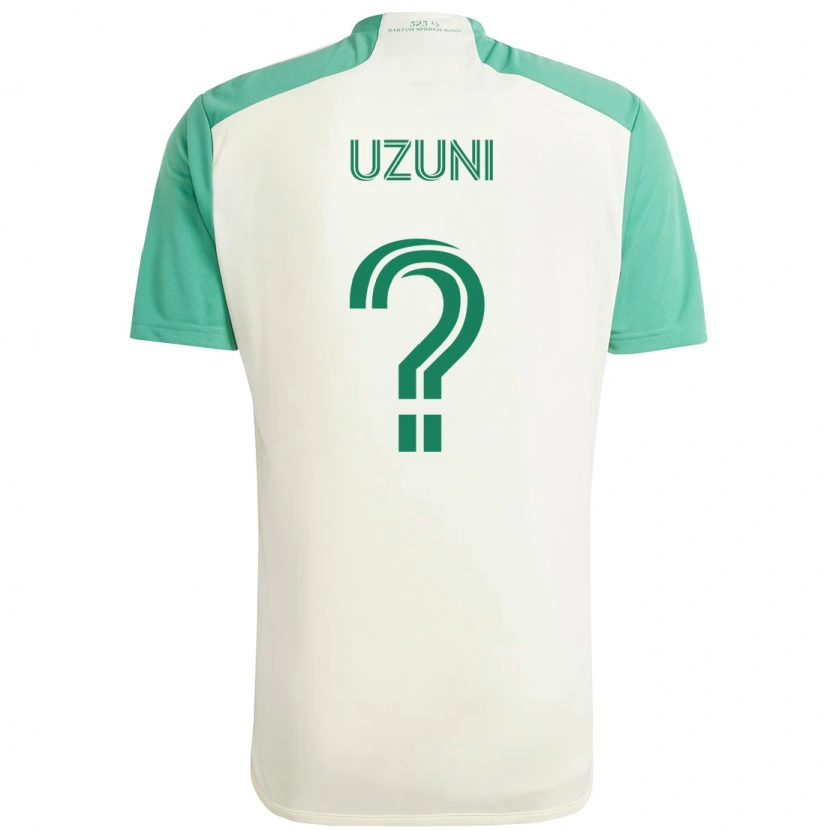 Danxen Women Myrto Uzuni #0 White Green Away Jersey 2025/26 T-Shirt