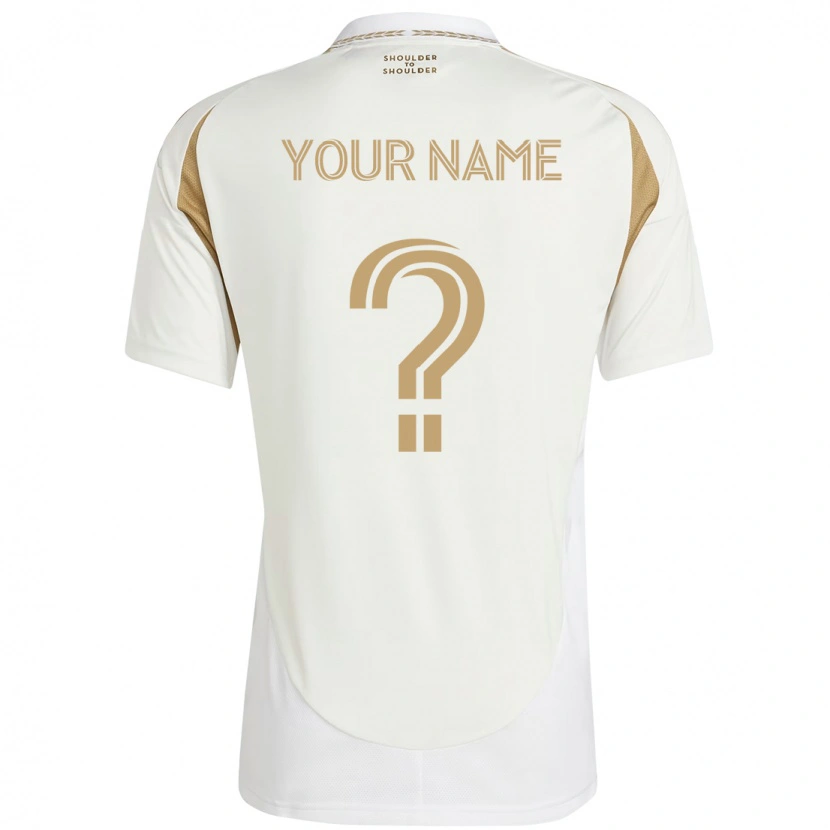 Danxen Women Your Name #0 White Brown Away Jersey 2025/26 T-Shirt