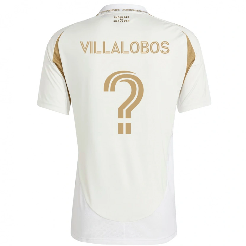 Danxen Women Kristian Villalobos #0 White Brown Away Jersey 2025/26 T-Shirt