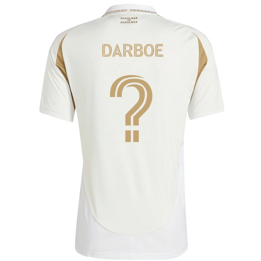 Danxen Women Bajung Darboe #0 White Brown Away Jersey 2025/26 T-Shirt