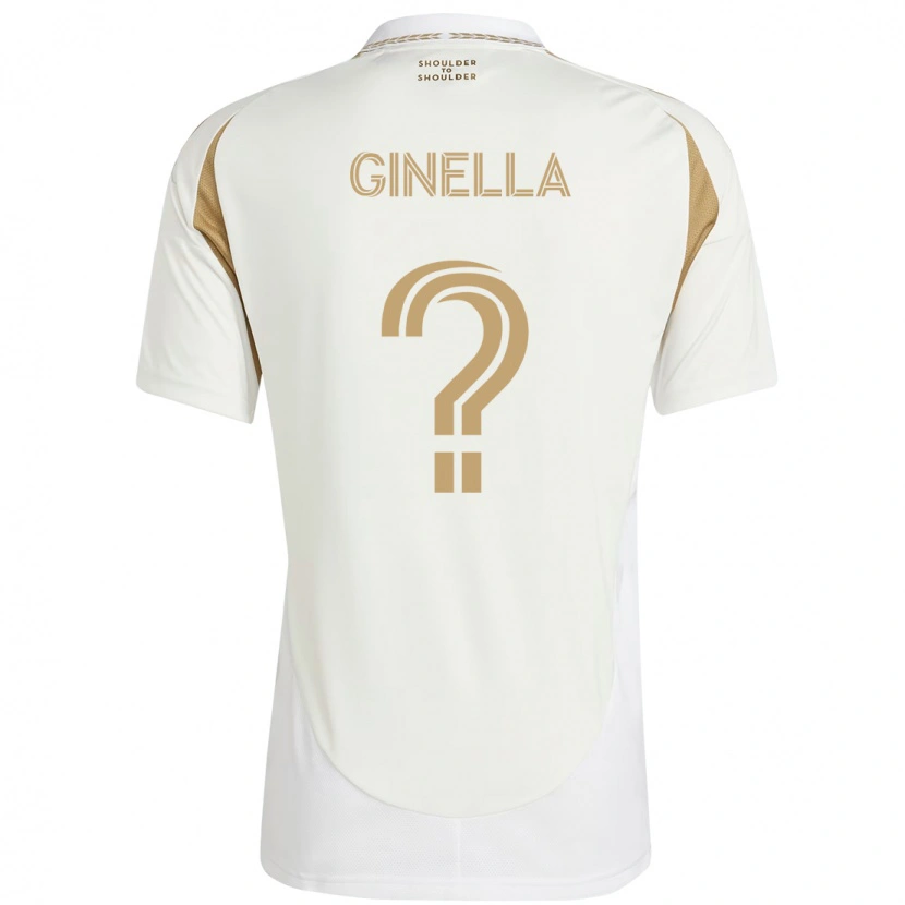 Danxen Women Francisco Ginella #0 White Brown Away Jersey 2025/26 T-Shirt