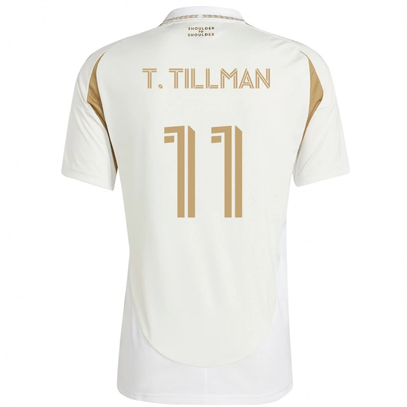 Danxen Women Timothy Tillman #11 White Brown Away Jersey 2025/26 T-Shirt