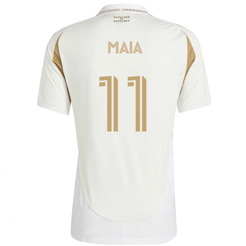 Danxen Women Matheus Maia #11 White Brown Away Jersey 2025/26 T-Shirt