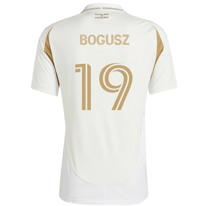 Danxen Women Mateusz Bogusz #19 White Brown Away Jersey 2025/26 T-Shirt