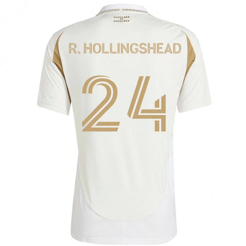Danxen Women Ryan Hollingshead #24 White Brown Away Jersey 2025/26 T-Shirt