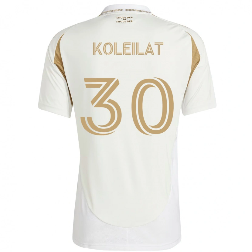 Danxen Women Jassem Koleilat #30 White Brown Away Jersey 2025/26 T-Shirt
