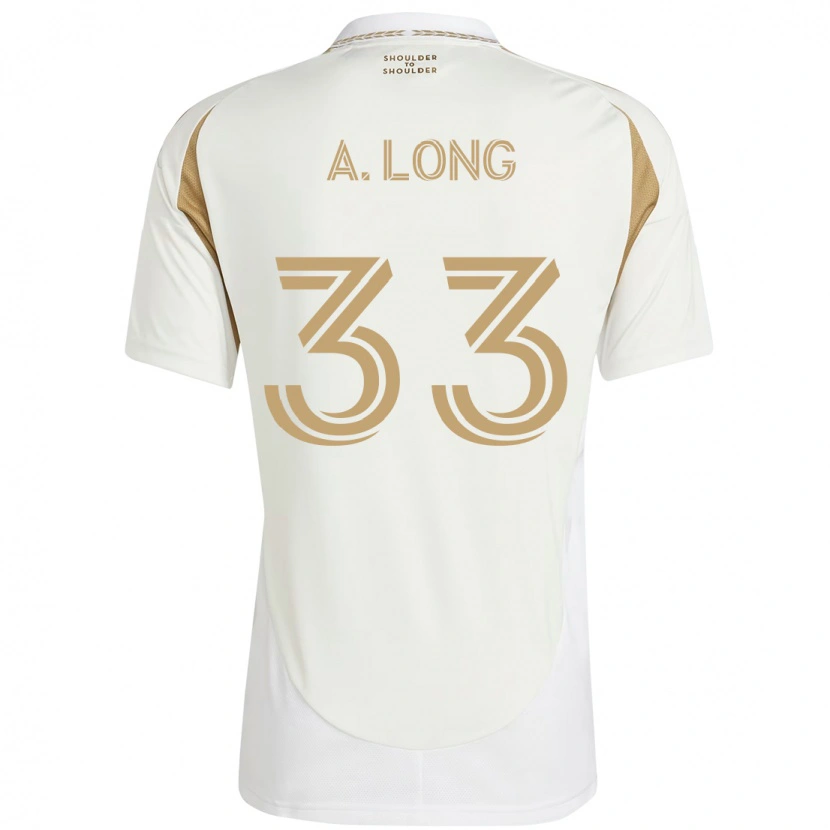 Danxen Women Aaron Long #33 White Brown Away Jersey 2025/26 T-Shirt