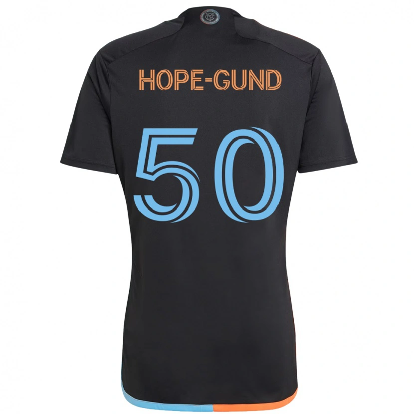 Danxen Women Kofi Hope-Gund #50 Black Blue Orange Away Jersey 2025/26 T-Shirt