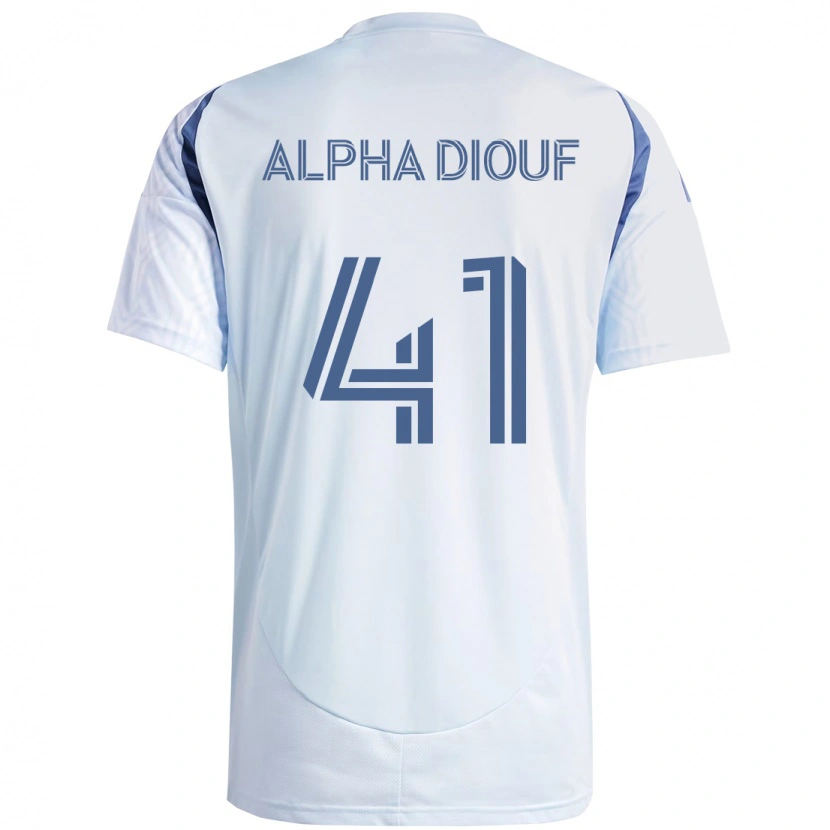Danxen Women Jean Alpha Diouf #41 Light Sky Blueblue Away Jersey 2025/26 T-Shirt