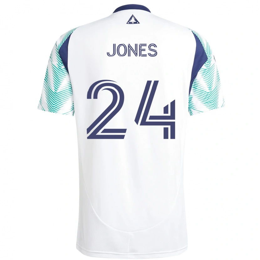 Danxen Women Dejuan Jones #24 White Blue Away Jersey 2025/26 T-Shirt