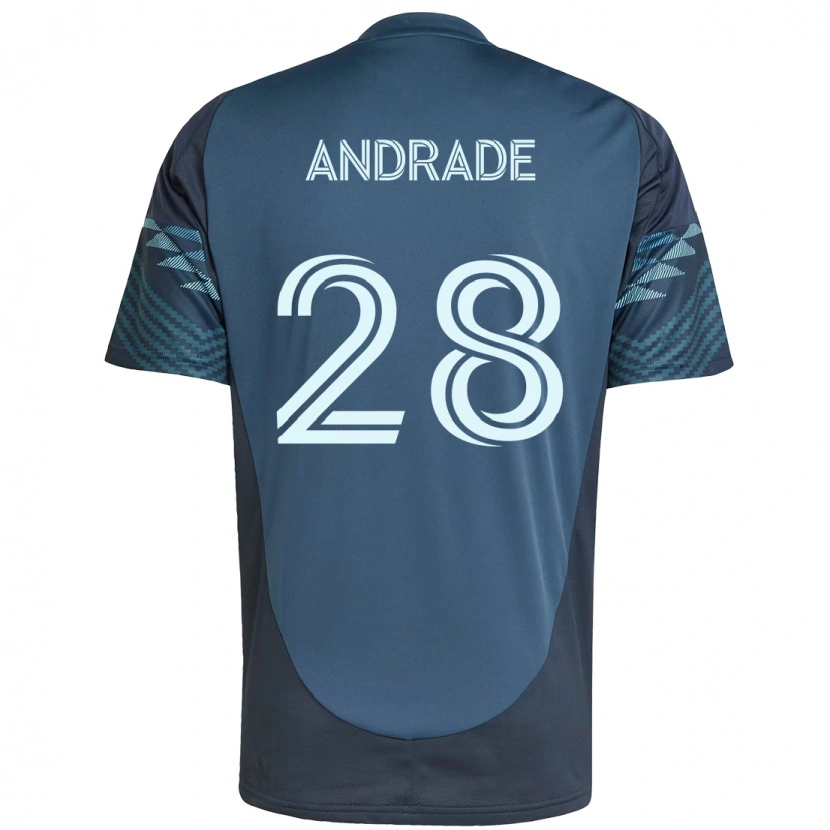 Danxen Women Yeimar Gómez Andrade #28 Light Blue Away Jersey 2025/26 T-Shirt