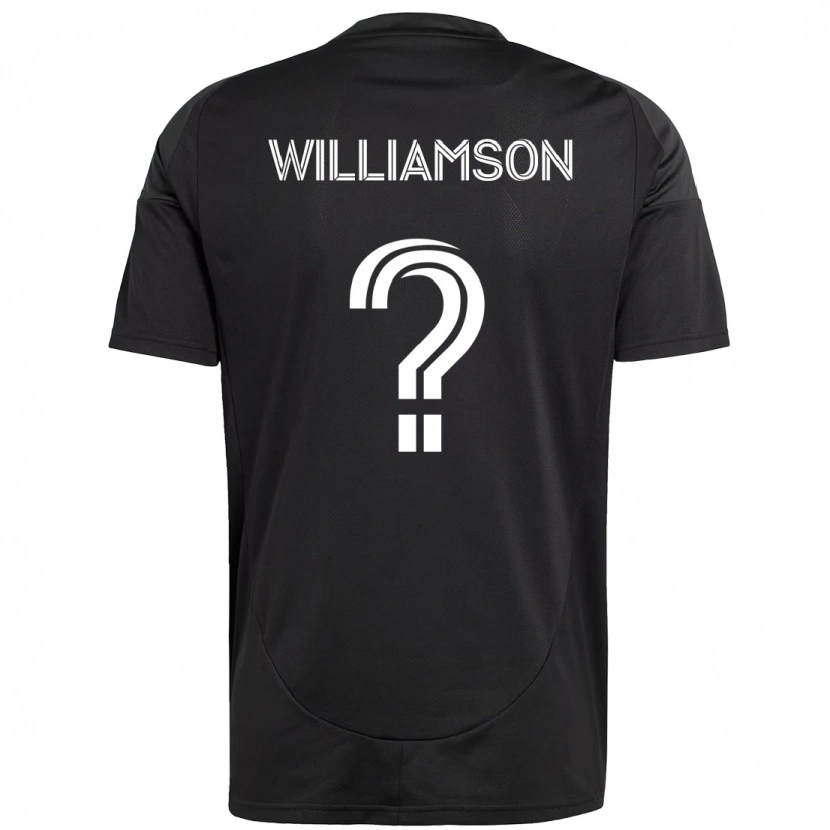Danxen Women Eryk Williamson #0 Black White Away Jersey 2025/26 T-Shirt