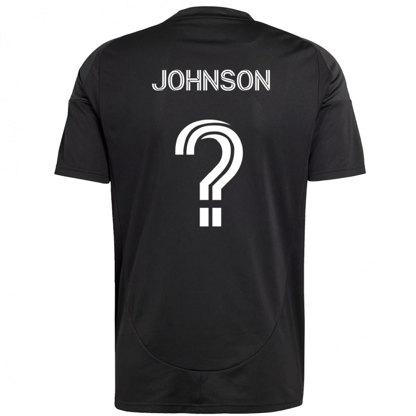 Danxen Women Tate Johnson #0 Black White Away Jersey 2025/26 T-Shirt