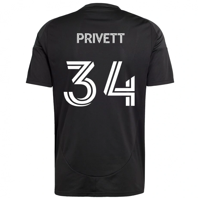 Danxen Women Andrew Privett #34 Black White Away Jersey 2025/26 T-Shirt