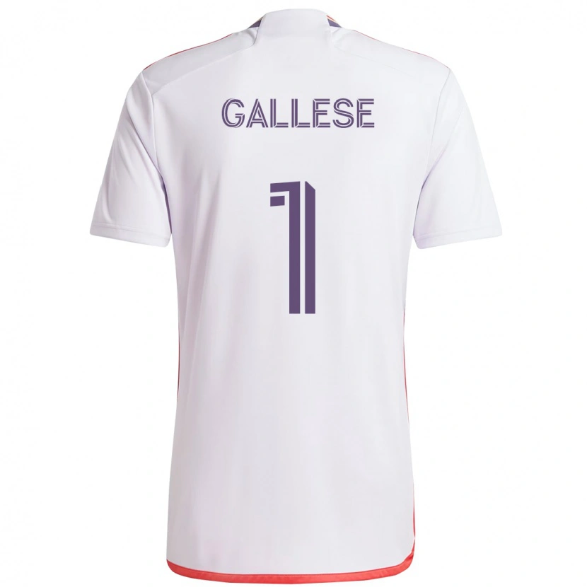 Danxen Women Pedro Gallese #1 White Purple Away Jersey 2025/26 T-Shirt