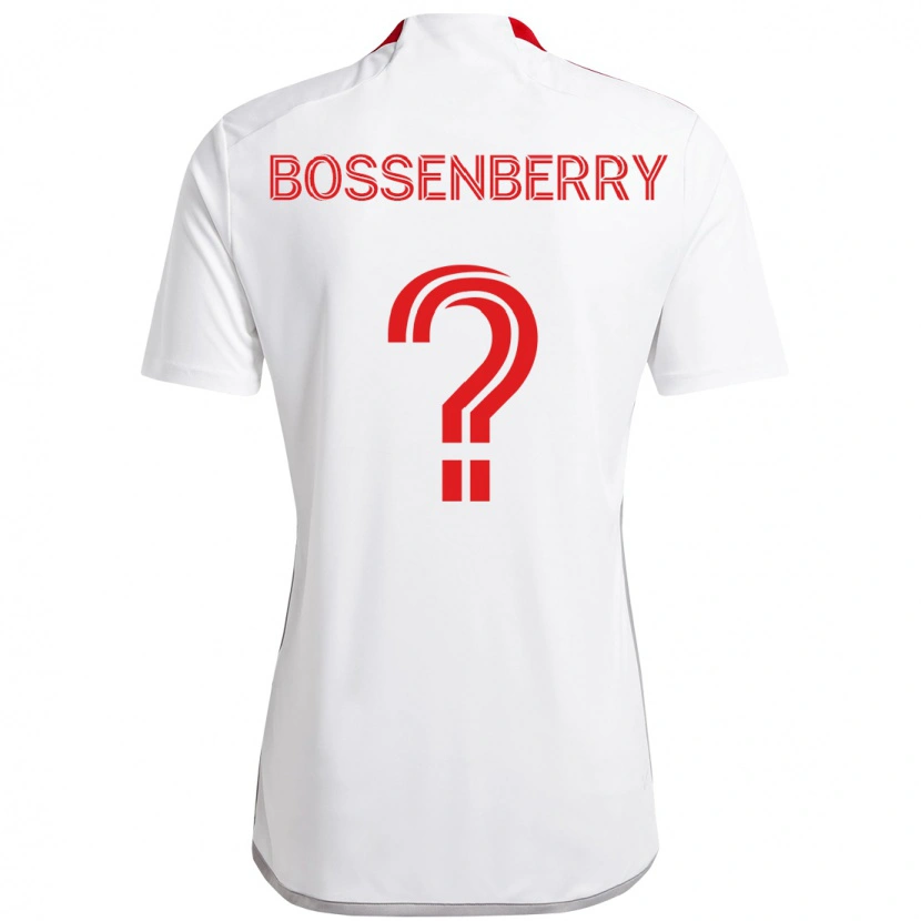 Danxen Women Antone Bossenberry #0 White Red Away Jersey 2025/26 T-Shirt