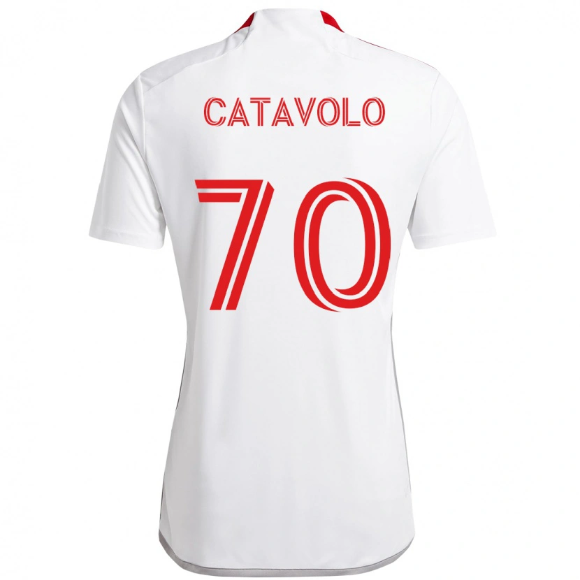 Danxen Women Matthew Catavolo #70 White Red Away Jersey 2025/26 T-Shirt