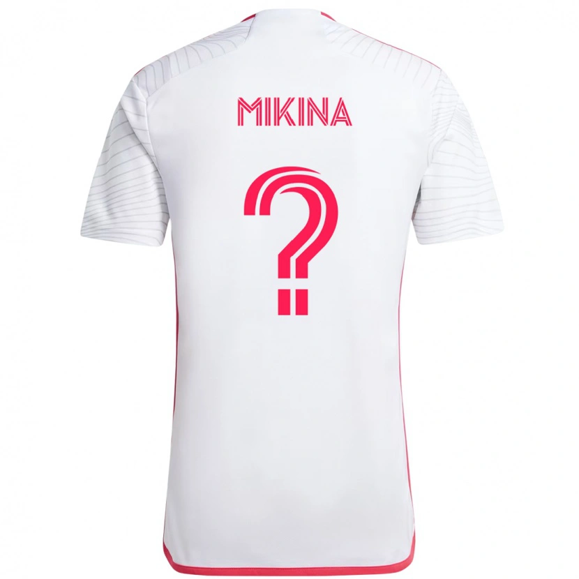 Danxen Women Gabriel Mikina #0 White Magenta Away Jersey 2025/26 T-Shirt