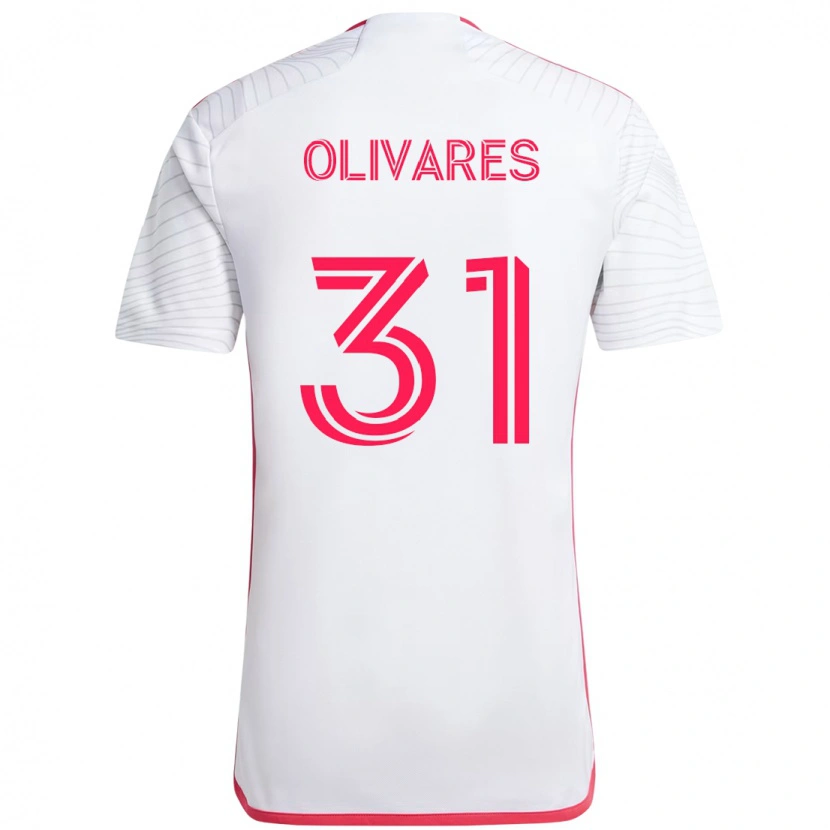 Danxen Women Christian Olivares #31 White Magenta Away Jersey 2025/26 T-Shirt