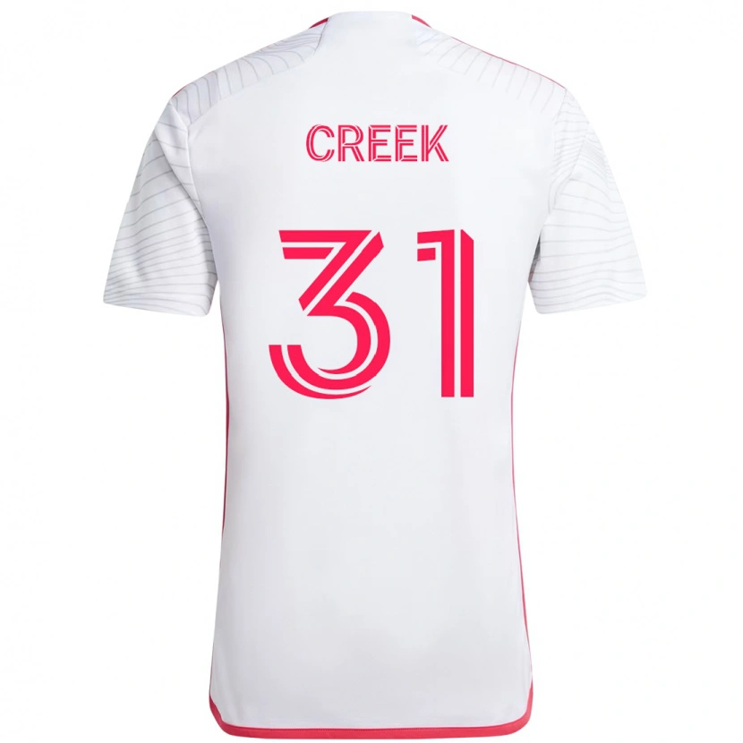 Danxen Women Michael Creek #31 White Magenta Away Jersey 2025/26 T-Shirt