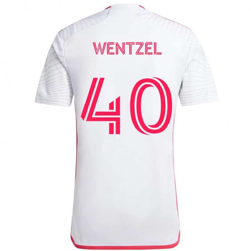 Danxen Women Michael Wentzel #40 White Magenta Away Jersey 2025/26 T-Shirt