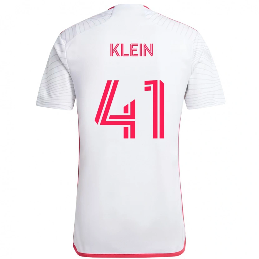 Danxen Women Johnny Klein #41 White Magenta Away Jersey 2025/26 T-Shirt