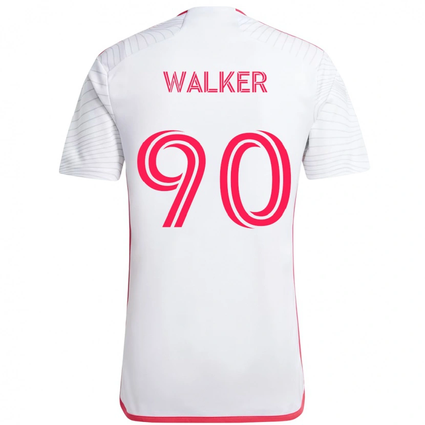 Danxen Women Eric Walker #90 White Magenta Away Jersey 2025/26 T-Shirt
