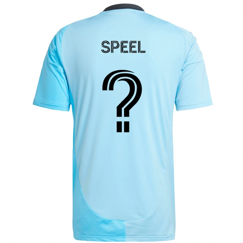 Danxen Women Wessel Speel #0 Sky Blue Away Jersey 2025/26 T-Shirt