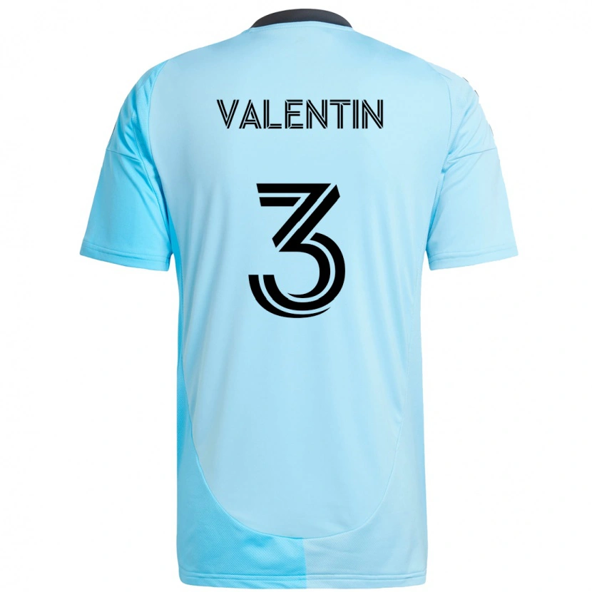 Danxen Women Zarek Valentin #3 Sky Blue Away Jersey 2025/26 T-Shirt
