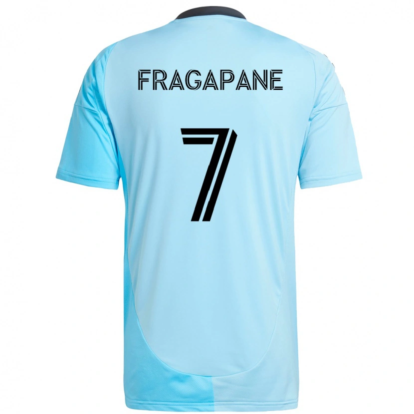 Danxen Women Franco Fragapane #7 Sky Blue Away Jersey 2025/26 T-Shirt