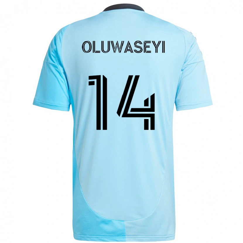 Danxen Women Tani Oluwaseyi #14 Sky Blue Away Jersey 2025/26 T-Shirt