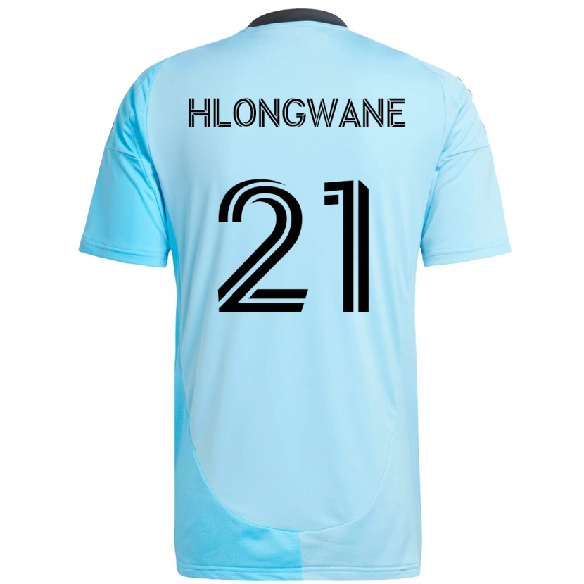 Danxen Women Bongokuhle Hlongwane #21 Sky Blue Away Jersey 2025/26 T-Shirt