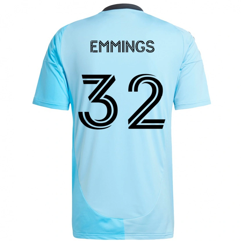 Danxen Women Fred Emmings #32 Sky Blue Away Jersey 2025/26 T-Shirt