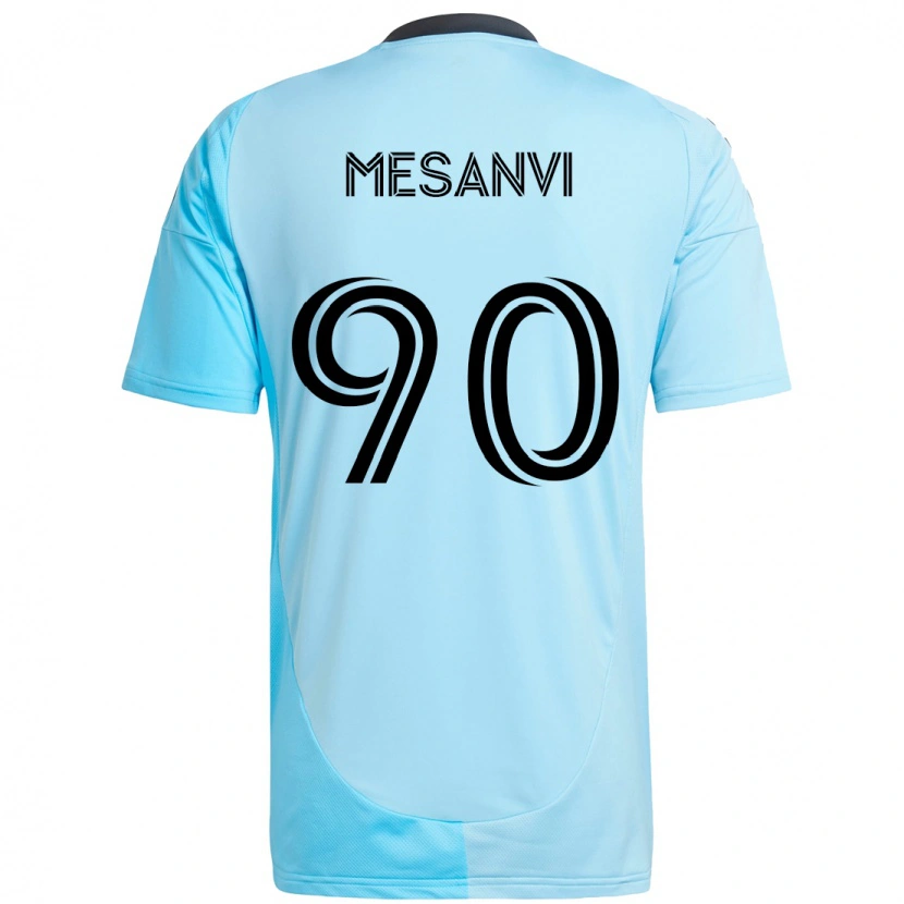 Danxen Women Loïc Mesanvi #90 Sky Blue Away Jersey 2025/26 T-Shirt