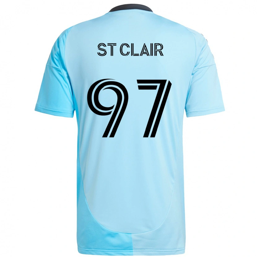 Danxen Women Dayne St. Clair #97 Sky Blue Away Jersey 2025/26 T-Shirt