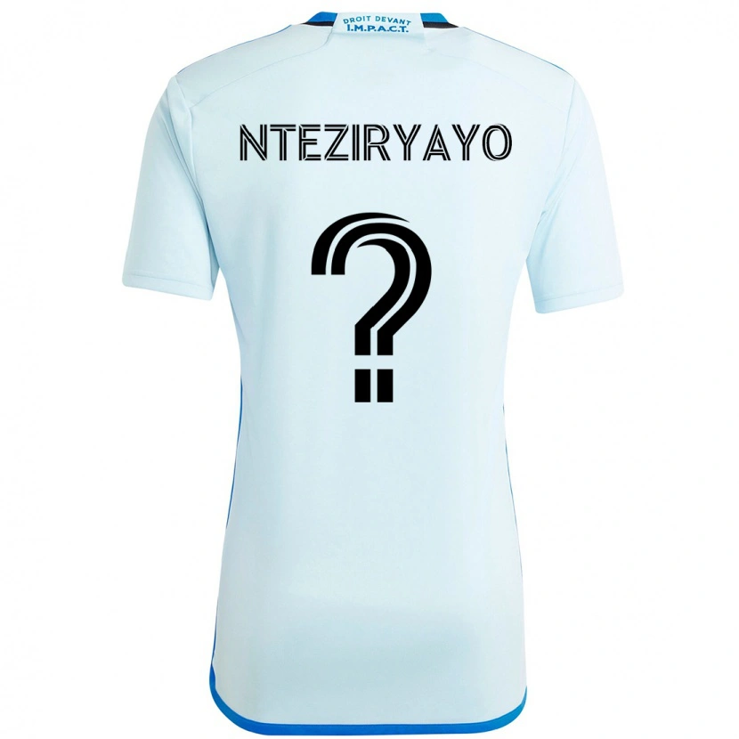Danxen Women Josh Nteziryayo #0 Sky Blue Dark Blue Away Jersey 2025/26 T-Shirt