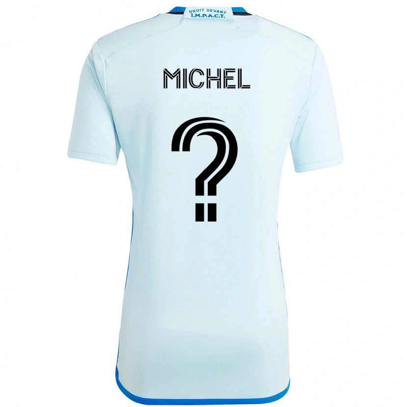 Danxen Women Judewellin Michel #0 Sky Blue Dark Blue Away Jersey 2025/26 T-Shirt