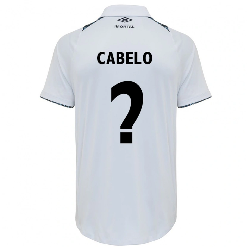 Danxen Women Cabelo #0 White Blue Away Jersey 2025/26 T-Shirt