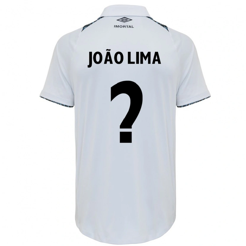 Danxen Women João Lima #0 White Blue Away Jersey 2025/26 T-Shirt